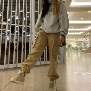 beige cargo pants